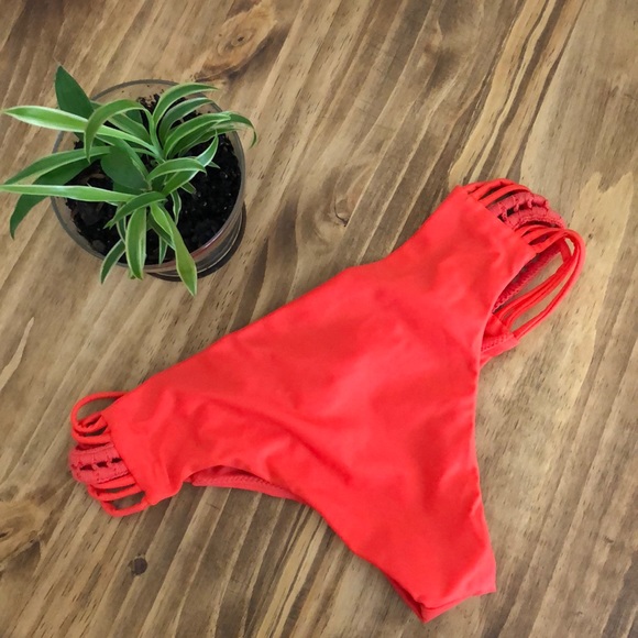 3/$15!! Coral Bikini Bottoms - Picture 2 of 6
